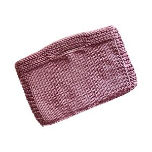NWOT Pink Crochet Clutch
